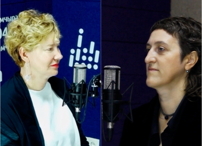 Анастасия Нефедова и Лидия Чугунова рассказала в проекте «Асас» в студии Абхазского радио об участии в 9 Международном арт-пленэре «Краски осени Абхазии 2025».